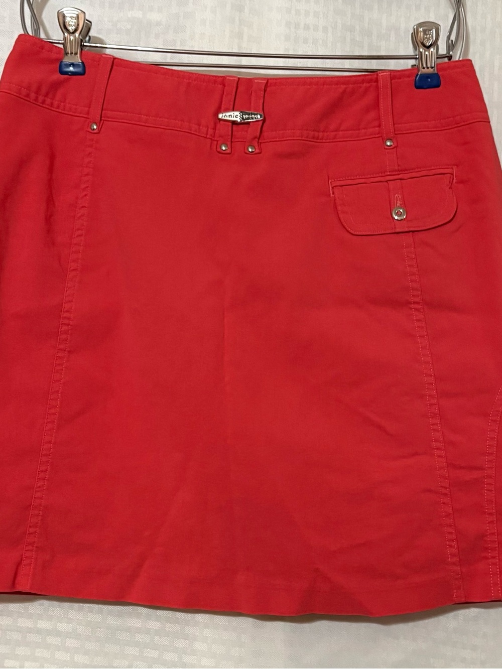 jamie sadock Deep Coral Active Skort with Pocket Accents - Picture 3 of 6